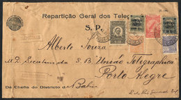 BRAZIL: Airmail Cover Sent From Salvador To Porto Alegre On 6/NO/1931 Via Aeropostale, With Very Handsome Multicolored P - Sonstige & Ohne Zuordnung