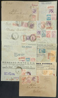 BRAZIL: 11 Airmail Covers Used In 1933/4, All With Nice Postages That Include RHM.C-64, VF General Quality! - Autres & Non Classés