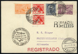 BRAZIL: Card Flown By ZEPPELIN, Sent From Rio De Janeiro To Germany On 22/MAY/1935, VF Quality! - Autres & Non Classés