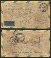 BRAZIL: MILITARY FRANCHISE: Cover Sent By A Soldier Of The Brazilian Expeditionary Force (F.E.B.) At The War Front, With - Autres & Non Classés