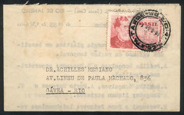BRAZIL: Printed Circular Used In Rio On 19/JUN/1959 Franked With 2.50Cr. (RHM.C-394 ALONE), VF Quality! - Autres & Non Classés
