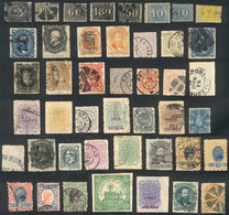 BRAZIL: Lot Of Old Stamps, Mixed Quality (some Of Fine Quality, Others With Defects), Yvert Catalog Value Over Euros 600 - Other & Unclassified