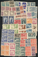 BRAZIL: Large Number Of Stamps In Mint Blocks Of 4 (most MNH Or Lightly Hinged), Issued Between Circa 1922 And 1945, Ver - Other & Unclassified