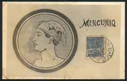 BRAZIL: MERCURY: Nice Maximum Card With Stamp Of 1,000Rs., Good Front! - Otros & Sin Clasificación