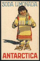 BRAZIL: Advertising For "Antarctica" Lemonade Soft Drink, View Of Little Eskimo Girl, VF Quality" - Autres & Non Classés