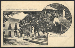 BRAZIL: CEARÁ: Promenade And Barracks Of 9th Batallion, Used In 1911, VF Quality! - Sonstige & Ohne Zuordnung