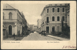 BRAZIL: CURITYBA: Rua José Bonifacio, Used In 1901, Excellent Quality! - Otros & Sin Clasificación