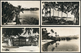 BRAZIL: PAQUETÁ: 4 Old PCs With Very Nice Views, Beaches, Ed.Colombo, All Unused, VF! - Other & Unclassified