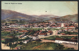 BRAZIL: POÇOS DE CALDAS: General View,  Ed. Casa Lealdade, Used In 1916, With Small Hole Else Fine Quality - Other & Unclassified