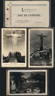 BRAZIL: RIO DE JANEIRO: Booklet With 10 PCs With Views Of Christ The Redeemer Statue, Complete, Fine Quality! - Otros & Sin Clasificación