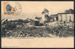 BRAZIL: SANTOS: Rancho In Monte Serrate, Editor J.Marques Pereira, Sent To Niteroi On 5/JUN/1906 (damaged Stamp), VF Qua - Autres & Non Classés