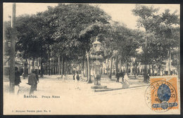 BRAZIL: SANTOS: Maná Square, Editor J.Marques Pereira, Sent To Niteroi On 5/JUN/1906, VF Quality - Autres & Non Classés