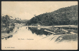 BRAZIL: SAO PAULO: Cantareira, Editor Gaensly, Circa 1900, VF - Sonstige & Ohne Zuordnung