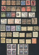 CHILE: LOT OF FORGERIES: About 45 Stamps Of Varied Periods, Apparently All FORGERIES, Very Fine Quality, Very Interestin - Chili