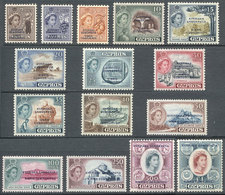 CYPRUS: Sc.183/197, 1960 Complete Set Of 15 Overprinted Values, Unmounted, Excellent Quality, Catalog Value US$147+ - Other & Unclassified
