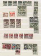 DANZIG: Stock Of Used Stamps (loose And On Fragments), All Genuinely Postally Used And Removed From The Envelopes By An  - Otros & Sin Clasificación