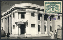 DOMINICAN REPUBLIC: SANTIAGO: Post Office, Maximum Card Of FE/1939, VF Quality - Dominikanische Rep.