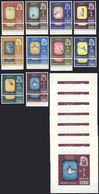 DUBAI: Sc.43/52, 1964 Tokyo Olympic Games, 2 Complete Sets + 8 Imperforate Souvenir Sheets, Unmounted, Excellent Quality - Dubai