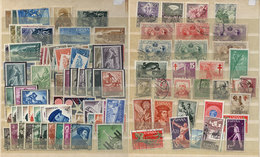 SPAIN: Stockbook Full Of Stamps And Sets Of All Periods, Used And Mint (most MNH), Very Fine General Quality. High Catal - Otros & Sin Clasificación