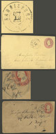 UNITED STATES: 3c. Stationery Envelope Cancelled In HARRISBURG + Front Of Stationery Envelope Used In ELMIRA, Interestin - Sonstige & Ohne Zuordnung