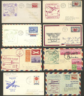 UNITED STATES: Box With About 300/350 Covers (probably More, Not Counted) Of 1940s And 1950s, All Of FIRST FLIGHTS Or Sp - Other & Unclassified