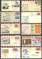 UNITED STATES: BALLOON FLIGHTS: Over 175 Covers And Cards Carried In Special Helicopter Flights, SEVERAL SIGNED BY PILOT - Andere & Zonder Classificatie