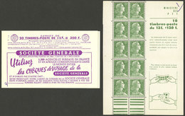 FRANCE: Yvert 1010 In Mini-sheet Of 10 Stamps + Yv.1011 In Blooklet Of 20, Very Nice! - Other & Unclassified