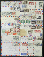 FRANCE: Over 25 Airmail Covers Sent To Argentina In 1940s To 1970s, Varied Rates! - Autres & Non Classés