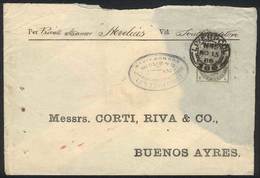 GREAT BRITAIN: 15/NOV/1886 LIVERPOOL - ARGENTINA: Cover Franked By Sc.103, With Double Circle Datestamp With Number "166 - Altri & Non Classificati