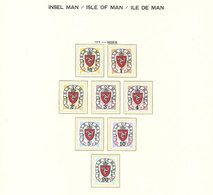 GREAT BRITAIN - ISLE OF MAN: Very Advanced Collection On Schaubek Album Pages, Fairly Complete Up To 1992, MNH Stamps, V - Sonstige & Ohne Zuordnung