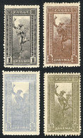 GREECE: Sc.175/178, 1901 Mercury, The 4 High Values Of The Set, Very Fine Quality! - Other & Unclassified
