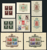 HUNGARY: Lot Of Varied Souvenir Sheets, The Older Examples Are Used Or Lightly Hinged, Then MNH, Most Of Fine To Excelle - Other & Unclassified