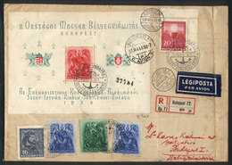 HUNGARY: RIVER MAIL + AIRMAIL: Cover With Very Nice Postage Sent On 27/MAY/1938 On An Inaugural River Trip And On 30/MAY - Sonstige & Ohne Zuordnung