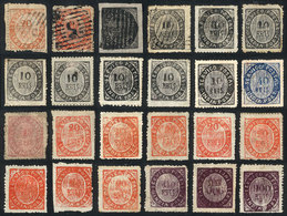 PORTUGUESE INDIA: Very Interesting Lot Of Old Stamps, Used Or Mint (some Without Gum), Very Fine General Quality. High C - Portugees-Indië