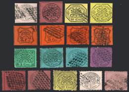 ITALY: Lot Of Stamps Issued Between 1867 And 1868, Used, The General Quality Is Fine To Very Fine. Scott Catalog Value U - Papal States