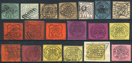 ITALY: Stockcard With Interesting Group Of Stamps, Almost All Of Very Fine Quality, Catalogue Value US$500+, Good Opport - Etats Pontificaux