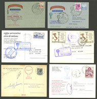 ITALY: BALLOON FLIGHTS: About 20 Covers Or Cards, All Flown By Balloon, With Nice Special Handstmaps, Excellent General  - Unclassified