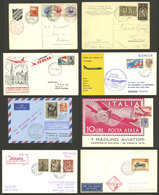 ITALY: Box With 350 Or More (not Counted, It Is An Estimation) Covers Or Cards, Mostly FIRST FLIGHTS Or Special Flights, - Non Classés