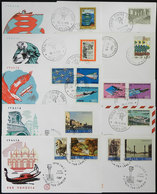 ITALY: 100 First Day Covers (FDC) Of Stamps Issued Between 1973 And 1975, Excellent Quality! - Sin Clasificación