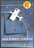 ITALY: Circa 1970, Postal Leaflet With Advertising For Sending Mail In Night Flights, Excellent Quality! - Unclassified