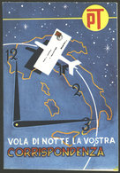 ITALY: Circa 1970, Postal Leaflet With Advertising For Sending Mail In Night Flights, Excellent Quality! - Ohne Zuordnung