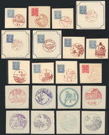 JAPAN: Lot Of Fragments With Old Special And Very Thematic Postmarks! - Altri & Non Classificati