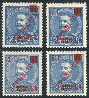 KIONGA: Sc.1/4, 1916 Complete Set Of 4 Values (complete Country!), Mint Without Gum As Most Of The Stock (the 2½ With Or - German East Africa