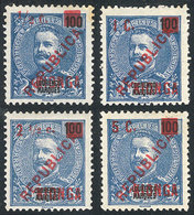 KIONGA: Sc.1/4, 1916 Complete Set Of 4 Values (complete Country!), Mint Without Gum As Most Of The Stock (the 2½ With Or - Duits-Oost-Afrika