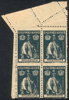 MOZAMBIQUE: Sc.151, Corner Block Of 4 With Attractive Perforation VARIETY, Excellent! - Mozambique