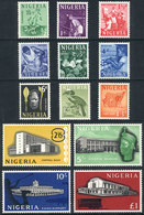 NIGERIA: Sc.101/113, 1961 Labor, Workers, Complete Set Of 13 Unmounted Values, Excellent Quality, Catalog Value US$23.45 - Nigeria (...-1960)