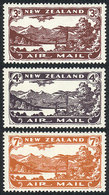 NEW ZEALAND: Sc.C1/C3, 1931 Complete Set Of 3 Values With Very Light Hinge Mark, Excellent Quality, Catalog Value US$85. - Sonstige & Ohne Zuordnung