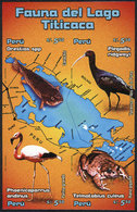 PERU: Sc.1516, 2006 Fauna Of The Titicaca Lake, IMPERFORATE Set, Excellent Quality, Rare! - Perù