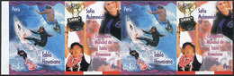 PERU: Sc.1524, 2006 Sport (surfing), IMPERFORATE STRIP Consisting Of 2 Sets, Excellent Quality, Rare! - Pérou