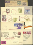 POLAND: BALLOON FLIGHTS: 9 Covers Or Cards Of The Years 1926 To 1936, Very Fine Quality, Interesting Group! - Otros & Sin Clasificación